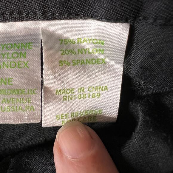 Lilly Pulitzer Pants Womens Size 0 Black Worth Skinny Stretch Jeggings Modern - Picture 14 of 16